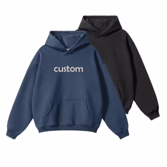 Plus Size Oversized Pullover Sweatshirt Custom Patchwork Heavyweight Hoodie Unisex