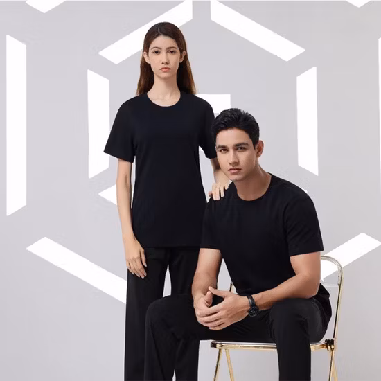 Großhandel benutzerdefinierte Premium-T-Shirt Männer Frauen Unisex