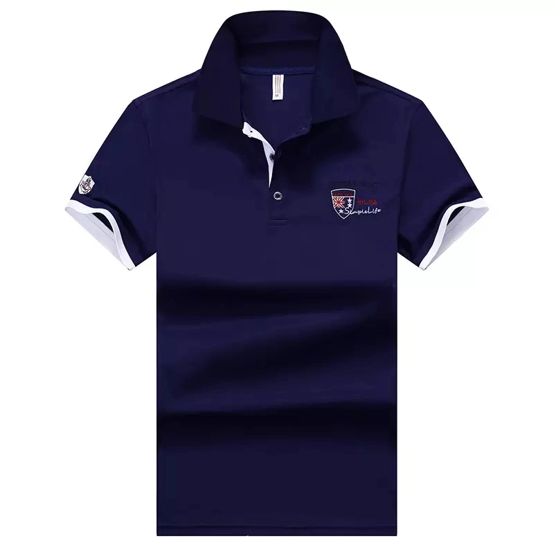 Pendek Lengan Polo Shirt Custom Embroidery Logo Plain Golf Polo Blank T Shirt Polo Shirts Men′ S Camisas