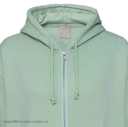 Full Zip Vintage High Quality Plain Hoody Heavyweight Hoodie