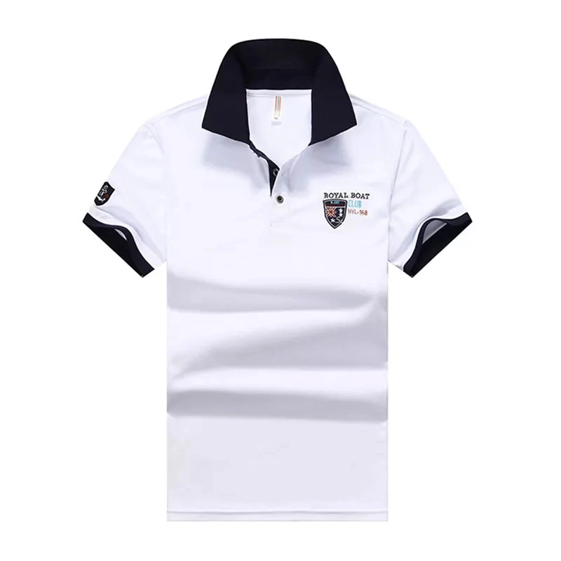 Pendek Lengan Polo Shirt Custom Embroidery Logo Plain Golf Polo Blank T Shirt Polo Shirts Men′ S Camisas