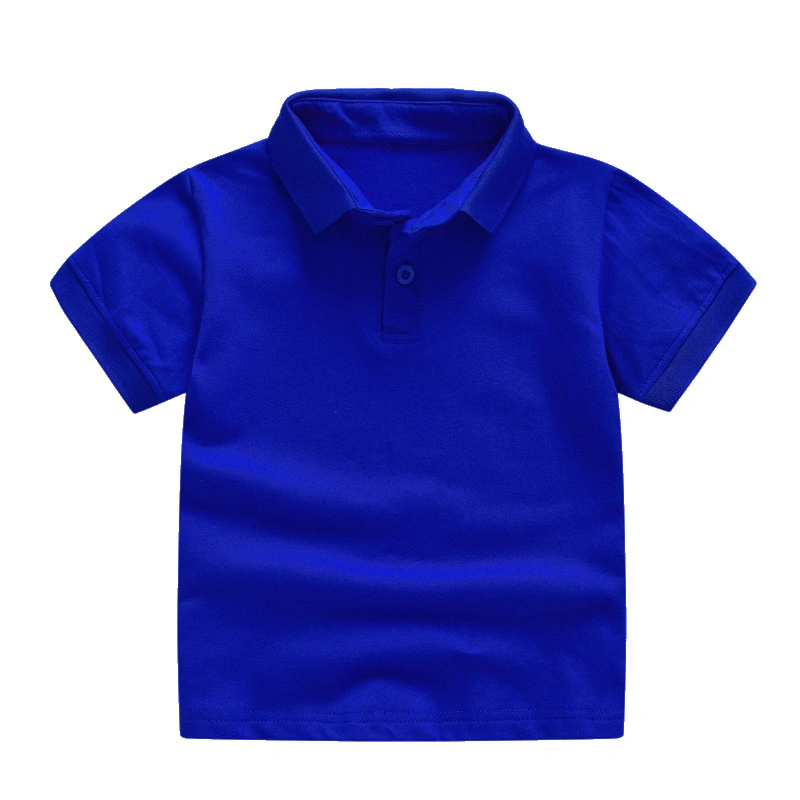 Kids Cotton Sports Polo T Shirt Children Short Sleeve Kids Uniform Golf Polo Shirts