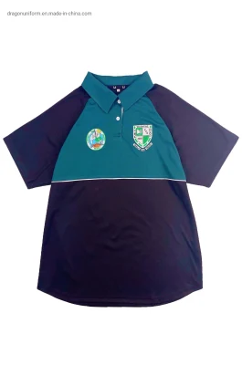 Logo-Druck, individuell, gute Qualität, für Kinder, Schule, Kindergarten, Uniformen, Schul-Poloshirts aus 100 % Baumwolle