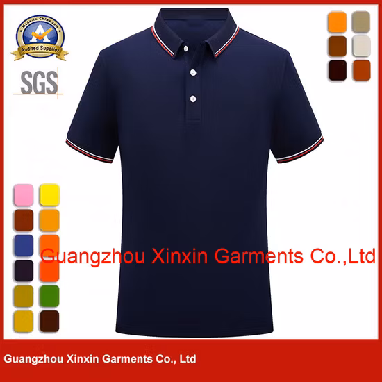 China Fabrik hergestellt hochwertige Mode individuell bedruckte bestickte T-Shirt Promotion Workwear Golf Shirt Poloshirt