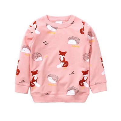 Niedliches Unisex-Kinder-Pullover aus Baumwolle mit Cartoon-Motiv